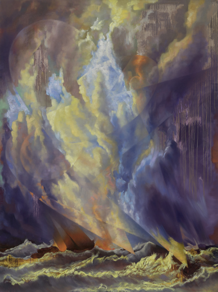 Kreyn_A Lilac Storm Walks on Water_60x80inch_small