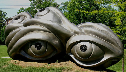 Eyes, 2001- outdoor sculpture image via flickr.com