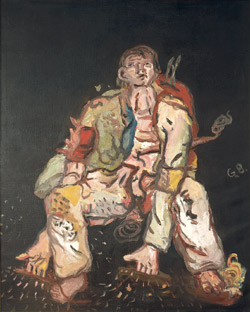 A Modern Painter 1966 Oil on canvas via www.berlinischegalerie.de