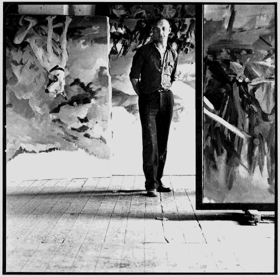 Georg Baselitz photographed by Lothar Wolleh, Mülheim, 1971 via www.ecopolis.org
