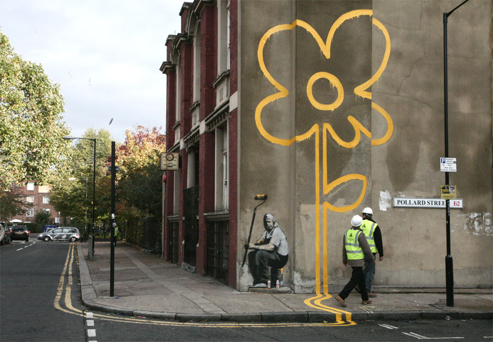 Banksy Flower