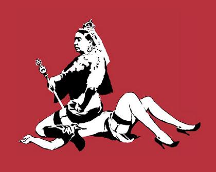 Banksy Queen Victoria