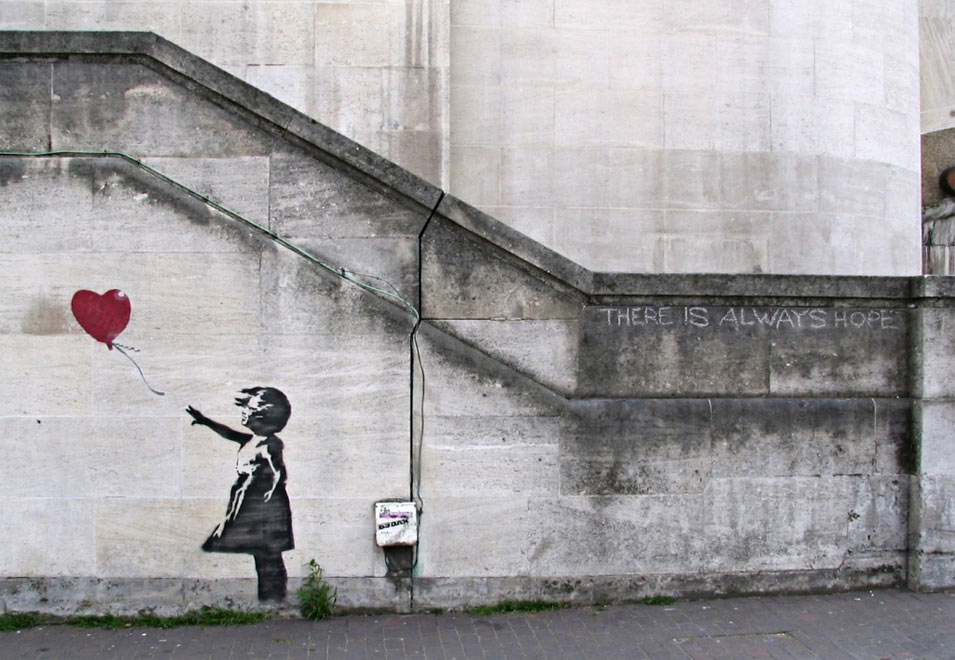 Red Balloon Girl Banksy