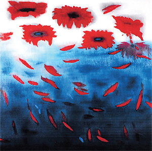 Shared, Derived- oil on linen, 2004 image via www.palmspringslife.com