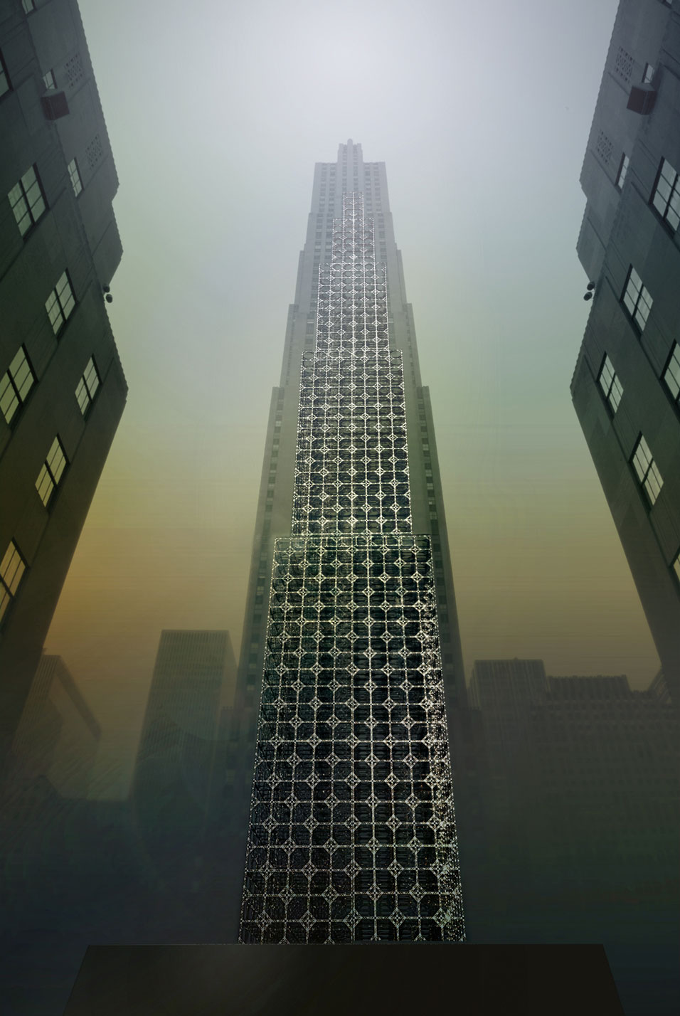 Chris Burden, What My Dad Gave Me (rendering), 2008- electro-polished stainless steel