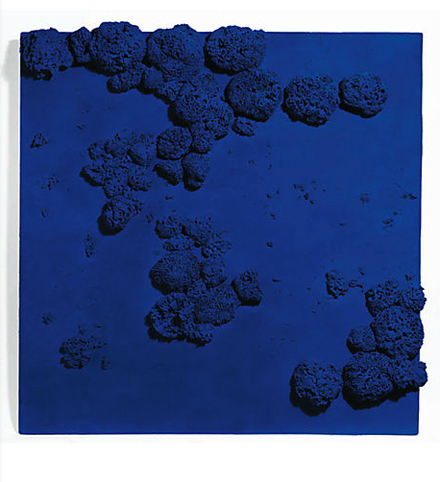 Yves Klein - Rélief éponge bleu - Contemporary Evening - Christie's - 2012 Yves Klein - Rélief éponge bleu - Contemporary Evening - Christie's - 2012
