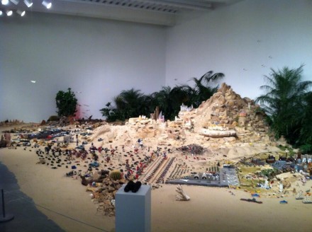 Chris Burden, A Tale of Two Cities (1981), via Daniel Creahan for Art Observed