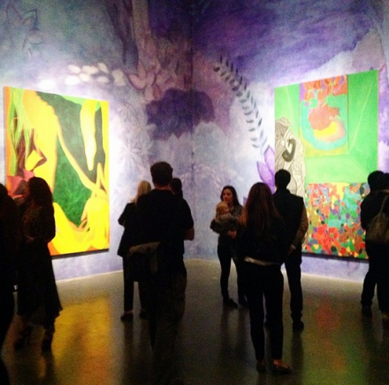 Chris Ofili, Night and Day (Installation View), via Art Observed