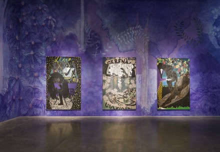 Chris Ofili, Night and Day (Installation View), Photo by Maris Hutchinson/EPW All artworks © Chris Ofili. Courtesy David Zwirner, New York/London