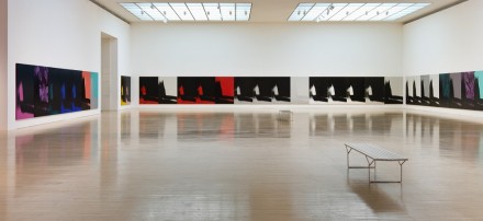 Andy Warhol, Shadows (Installation View), Photo by Brian Forrest. © 2014 The Andy Warhol Foundation for the Visual Arts, Inc./Artists Rights Society (ARS), New York.