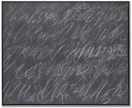Cy Twombly, Untitled (New York City) (1970), via Christie's