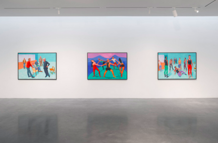 David Hockney, Some New Paintings (and Photography) (Installation View), via Pace