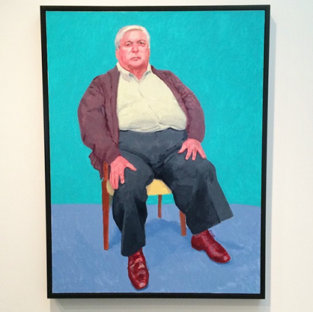 David Hockney at Pace, via Art Observed