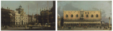Giovanni Antonio Canal (Canaletto), The Piazza San Marco: The Northeast Corner, And The Piazzetta: Looking East, With The Ducal Palace, via Christie's