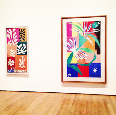 Henri Matisse, The Cut-Outs (Installation View), via Art Observed