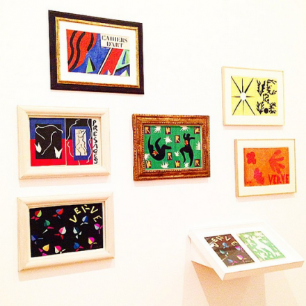 Henri Matisse, The Cut Outs (Installation View), via Art Observed