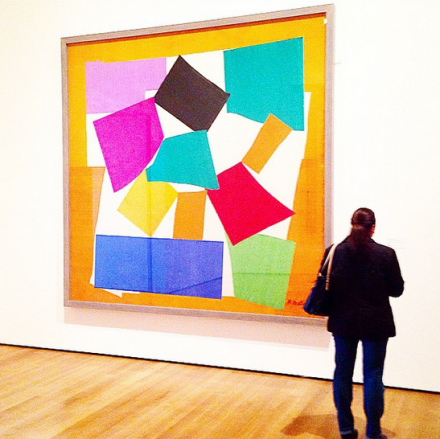 Henri Mtisse, The Snail (1953), via Art Observed