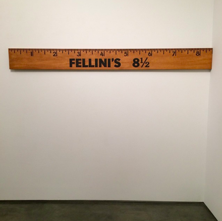 John Waters, Fellini's 8 and 1/2 (2014), via Art Observed