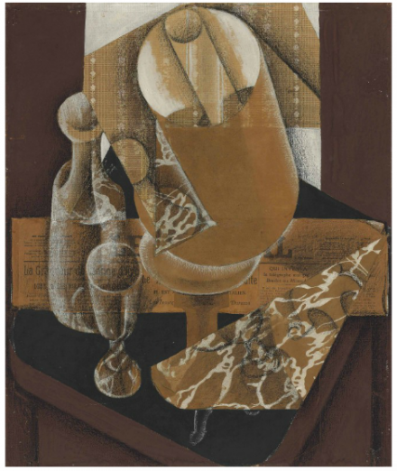 Juan Gris, La Lampe (1914), Via Christie's