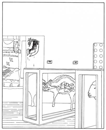 Louise Lawler, Dots and Slices (Traced) (2006 2013), via Sprüth Magers