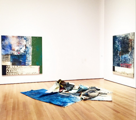 Oscar Murillo at MoMA, via Art Observed