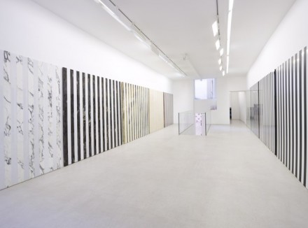 Daniel Buren - Kamel Mennour - Bit by Bit In Situ and Situated Works (2015) - exhibition view