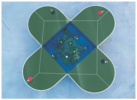 Gabriel Orozco_Ping-Pond Table, 1998_Inner Cycles_Museum of Contemporary Art Tokyo