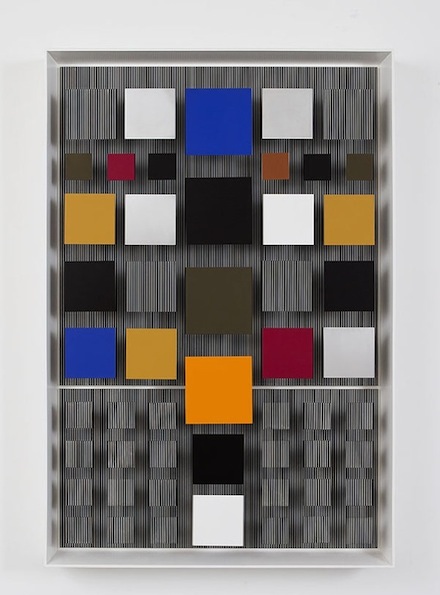 Jesus Rafael Soto, Ambivalencia en el espacio color no 12 (1981) all photos via Galerie Perrotin