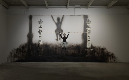 Mamma Andersson, Behind the Curtain (Installation View)