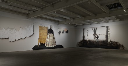 Mamma Andersson, Behind the Curtain (Installation View)