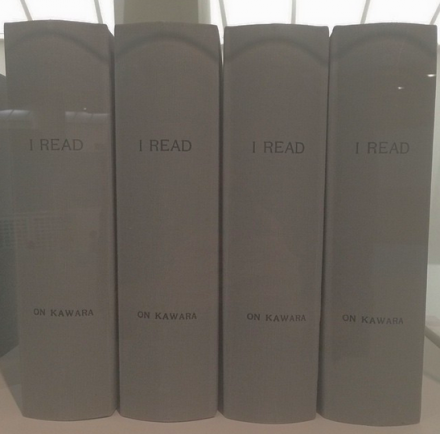 On Kawara, Silence (Installation View), via Art Observed