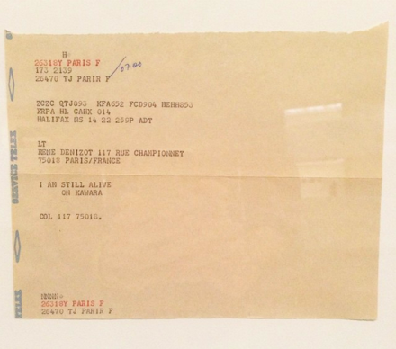 On Kawara, I am still alive (1970-2000), via Art Observed