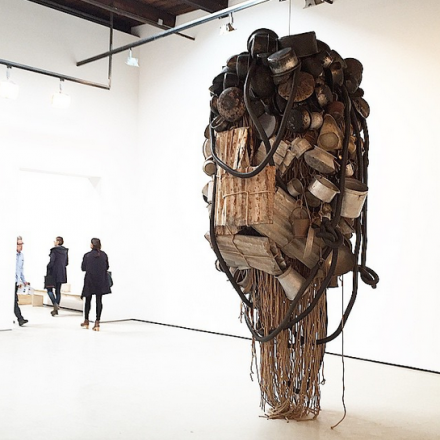 Subodh Gupta, Seven Billion Light Years (Installation View), via Art Observed