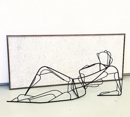 Acharf Touloub at Plan B,  via Art Observed