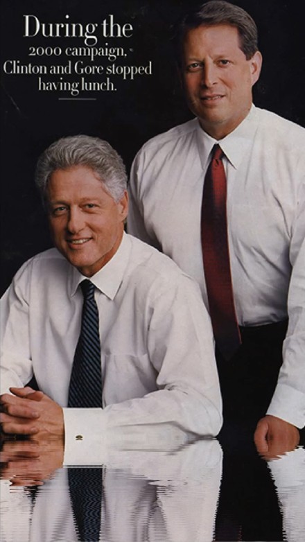 Cory Arcangel, Clinton/Gore Lakes (2014), via Max Hetzler