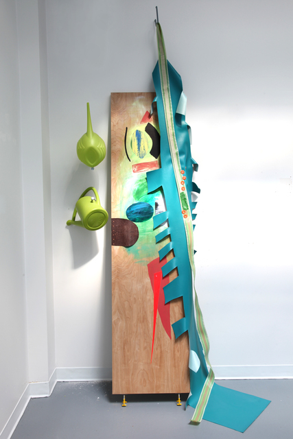 Jessica Stockholder, Over the Moon (2014), via Kavi Gupta