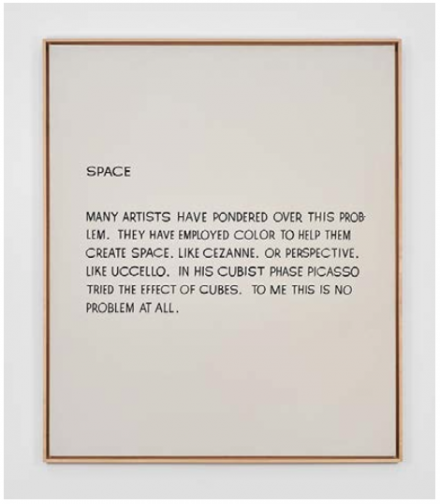 John Baldessari_Marian Goodman Gallery_Early Works_Space, 1966-68