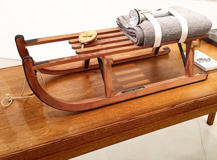 Joseph Beuys, Sled (1969), via Art Observed