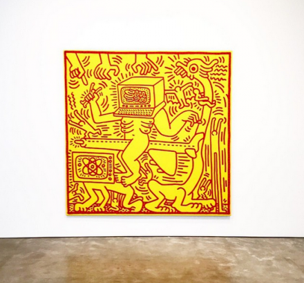 Keith Haring Untitled (1984), via Art Observed
