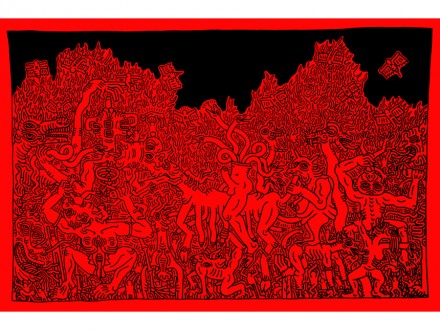 Keith Haring Untitled (July 7, 1985) (1984), Skarstedt