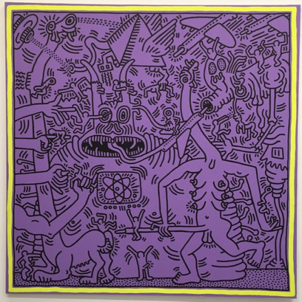 Keith Haring Untitled (May 29, 1984) (1984), via Art Observed