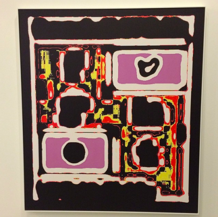 Mark Flood at Peres Projects,  via Art Observed