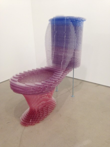 Matthew Darbyshire, CAPTCHA No.29 - Toilet (2015)
