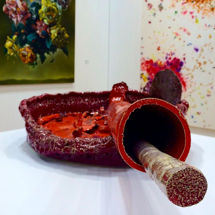 Sterling Ruby at Gagosian Gallery, via Art Basel