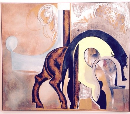 Charline Von Heyl-Dusseldorf Paintings from the early 90's- Petzel Gallery