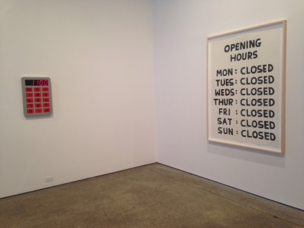 David Shrigley at Anton Kern Gallery (Installation View) 