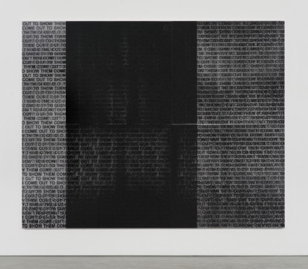 Glenn Ligon, Come Out #9 (2015)