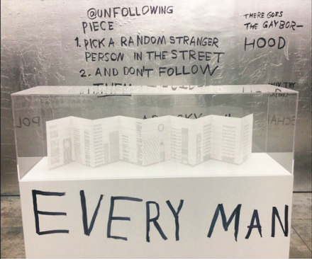 Karl Holmqvist, Here's Good Looking @U Kid (Installation View), via Art Observed