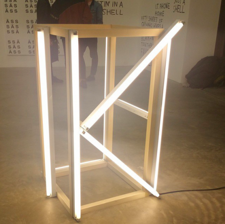 Karl Holmqvist, Here's Good Looking @U Kid (Installation View), via Art Observed