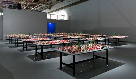 William Pope L, Trinket (Installation View), via MOCA 2
